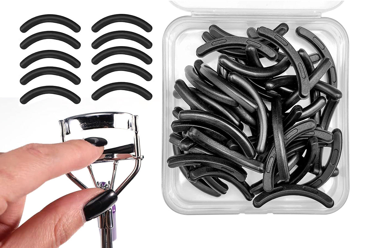 100 Replacement Eyelash Curler Rubber Pads Refill Cosmetic Makeup Tool