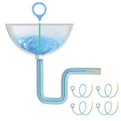 90cm Or 130cm Drain Hair Clog Remover Sink Snake Drain Cleaner Tool