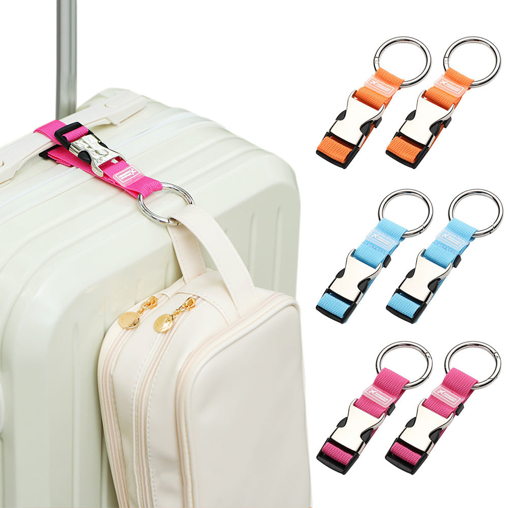 6 PCS Luggage Straps with Metal Buckle Adjustable Luggage Connector Straps for Travel
