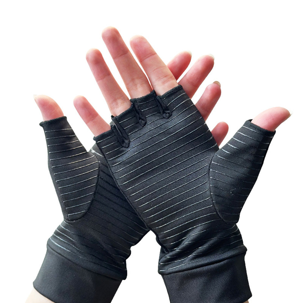 Half Finger Gloves with Silicone Grips for Cycling Driving and Outdoor Activities