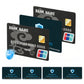 4 Pack RFID Blocking Card NFC Anti Theft Cards Protection Wallet Passport Protector