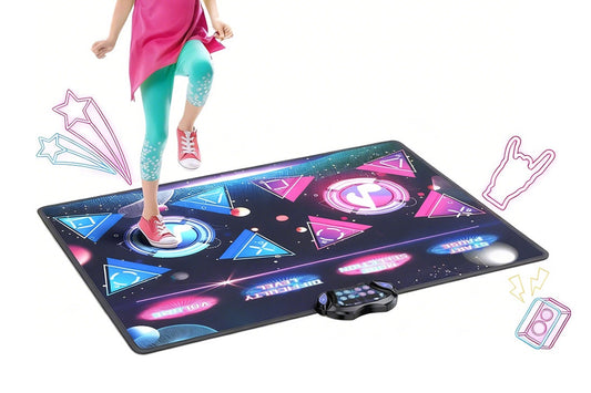 Lovelys Dance Mat 2-Player Dance Pad for Girls Boys Electronic Dancing Mat