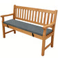 Long Bench Cushion with Ties for Dining Window Bench