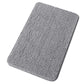 Rounded Corners Chenille Bath Mat Soft Absorbent Non-Slip Washable Bathroom Rug