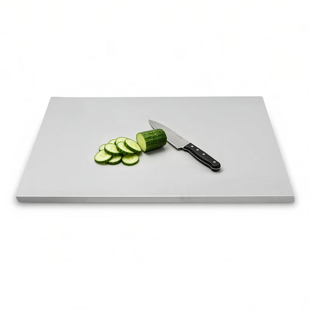 Stainless Steel Cutting Board L Shape Non Slip Metal Chopping Board for Kitchen