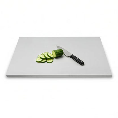 Stainless Steel Cutting Board L Shape Non Slip Metal Chopping Board for Kitchen