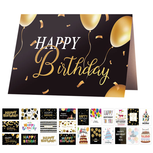 24 Pack Blank Birthday Cards with Envelopes for Party Invitations