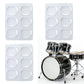 18PCS Drum Dampeners Gels Pads Soft Drum Dampeners for Cymbals Tone Control