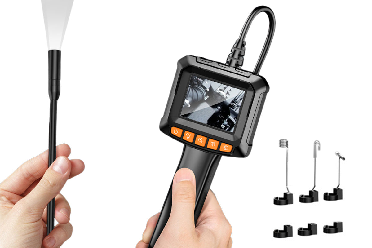Endoscope Camera with Light Inspection Cameras for Wall Automotive Engine