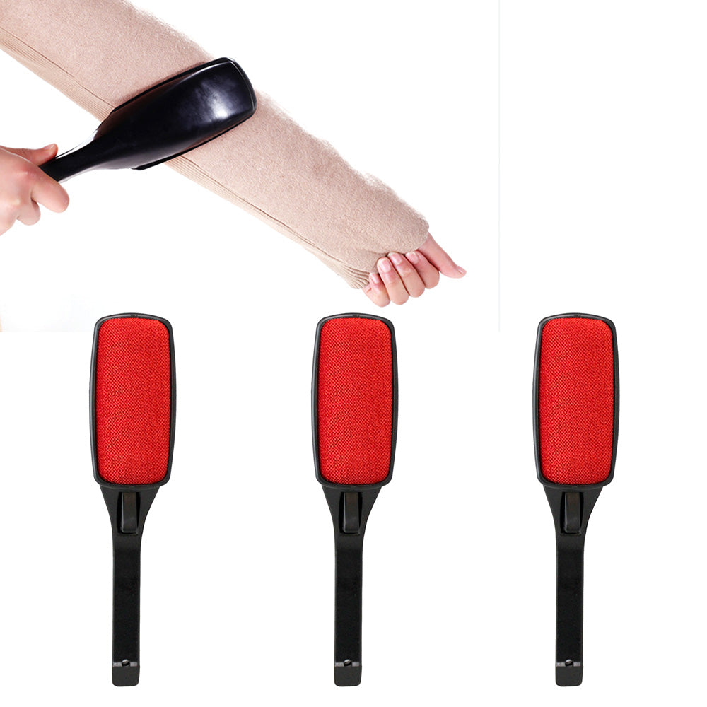 3 Pack Electrostatic Lint and Pet Hair Removal Brush Set