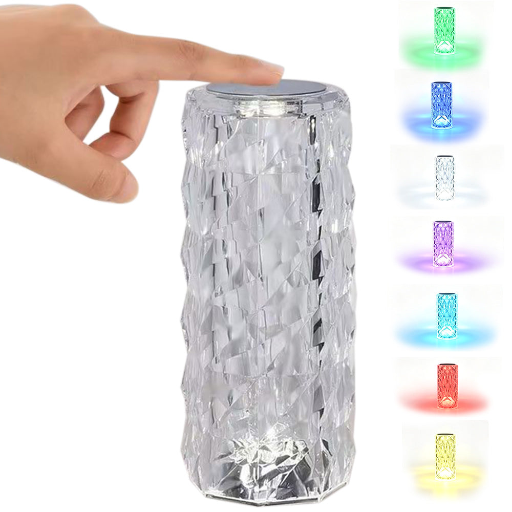 Seven Color Touch Control Rechargeable Mood Table Lamp