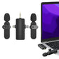 3 in 1 Wireless Lavalier Microphone for Android Phone iPhone Vlog Live Stream Mic