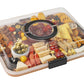 Charcuterie Board with Clear Lid Travel Portable Cheese Board and Cutting Boards