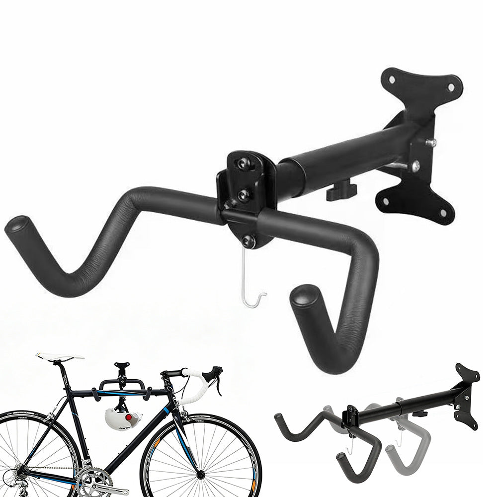 Bike Wall Mount Bicycle Storage Rack Adjustable Foldable for Garage Use