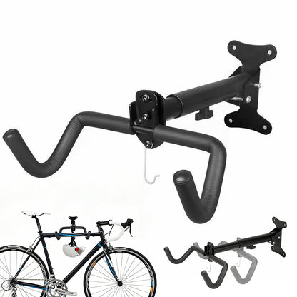 Bike Wall Mount Bicycle Storage Rack Adjustable Foldable for Garage Use