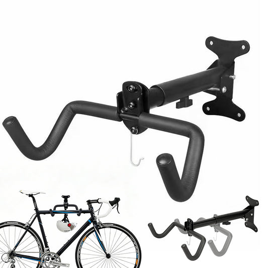 Bike Wall Mount Bicycle Storage Rack Adjustable Foldable for Garage Use