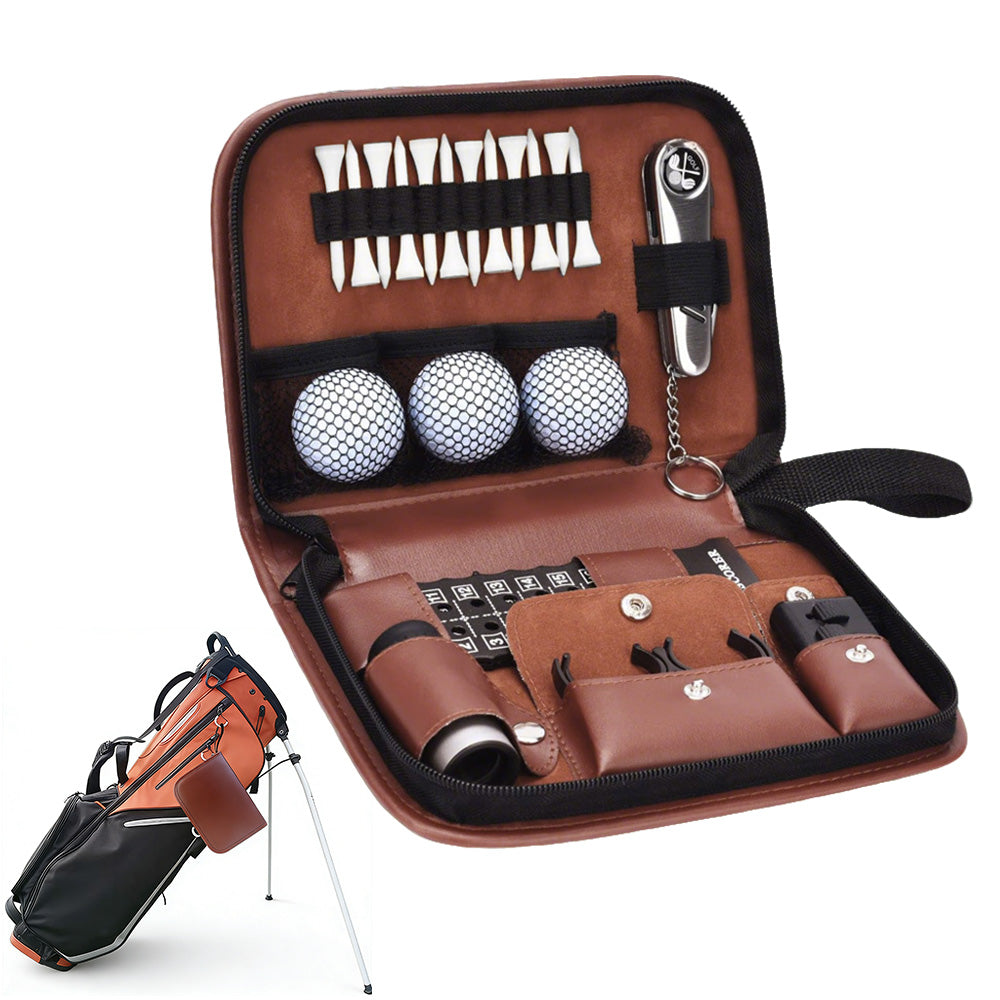 Portable Golf Accessories Set Tool Kit with Carrying Case
