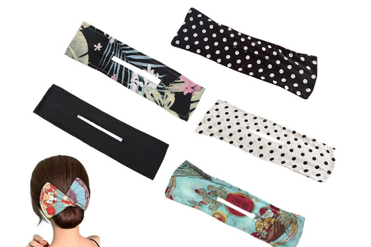 5-Pack Deft Hair Bun Maker Bows for Women and Girls