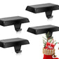 Set of 4 Metal Christmas Stocking Holders for Mantle Table Window