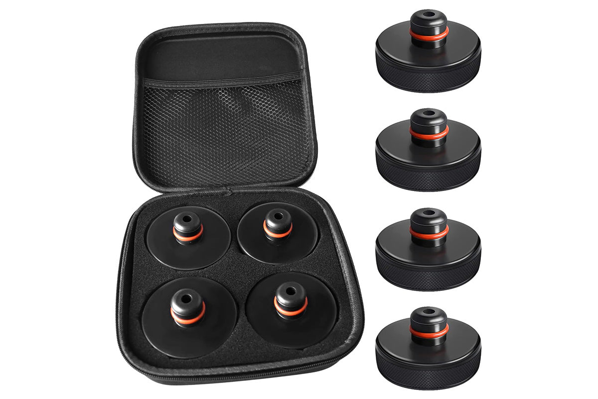 4-Pack Jack Pads TPE Rubber Lift Pad for Tesla Model 3 S X Y with Storage Bag