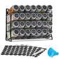 4 Tier Carbon Steel Spice Rack with Optional 28 Jars Labels and Tools