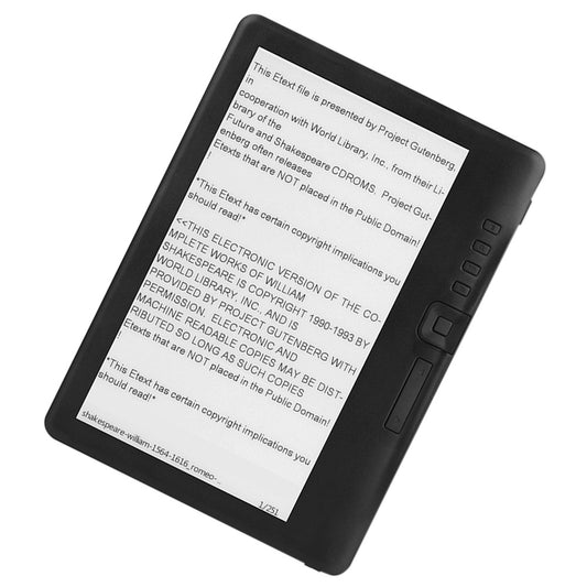 7 Inch Color Screen Ebook Reader Portable Ebook Reader with TF Card Slot