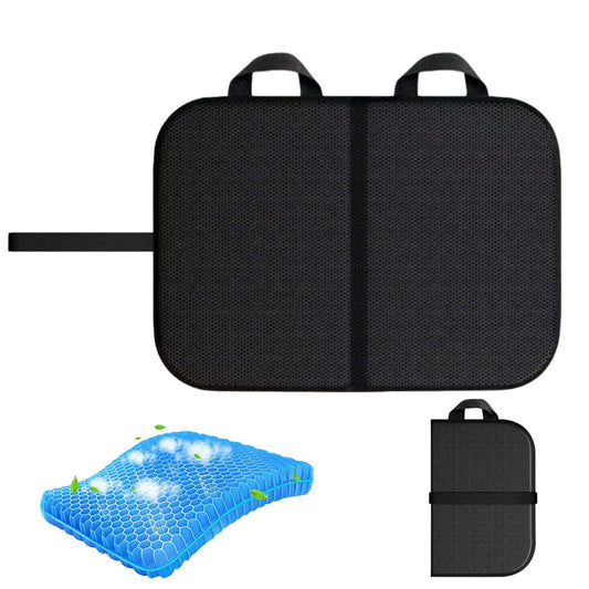 Foldable Seat Cushion TPE Gel Breathable Portable Pad for Office Chair Car Home Outdoor
