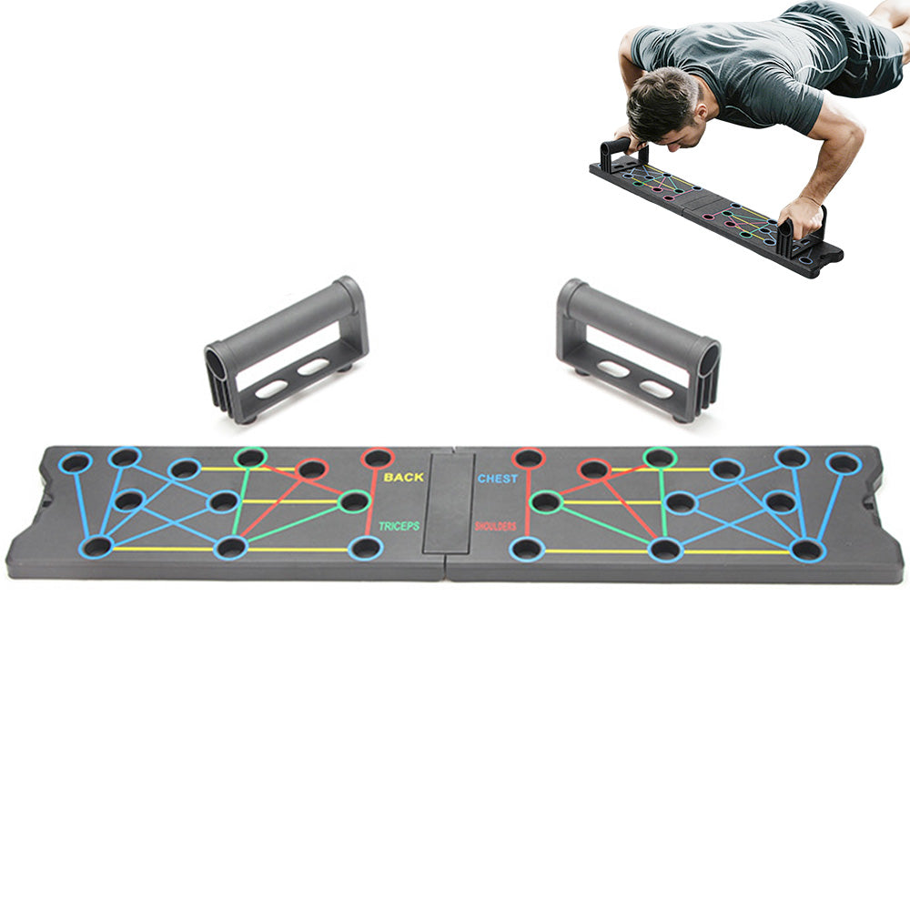 24 in 1 Push Up Board Strength Training System with Handles for Chest Shoulders