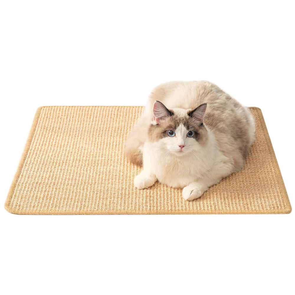 Sisal Cat Scratching Mat Pad for Cats Sofa Protector and Furniture Guard
