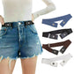 4Pcs High Elastic Waist Belts Adjustable Slide Buckle for Men and Women