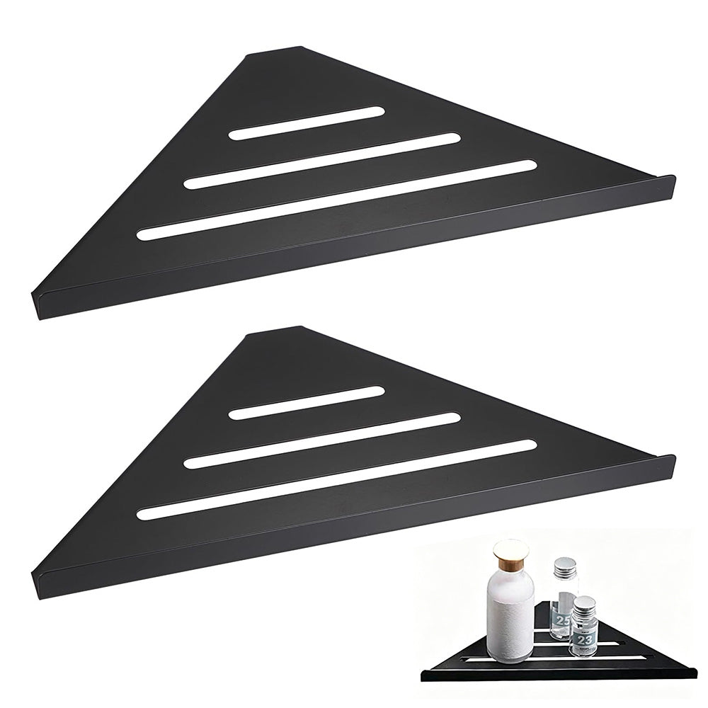 2Pcs Stainless Steel Corner Shelf Heavy Duty for Bathroom Shower