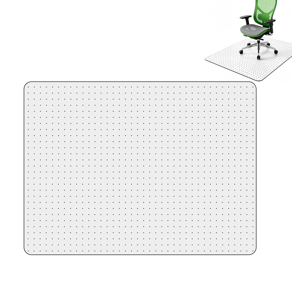 Clear PVC Office Chair Mat for Carpet with Anti-Slip Studs for Office Study Gaming Room