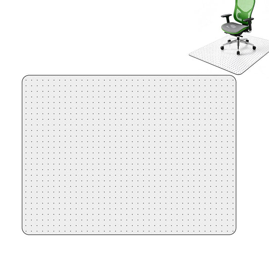 Clear PVC Office Chair Mat for Carpet with Anti-Slip Studs for Office Study Gaming Room