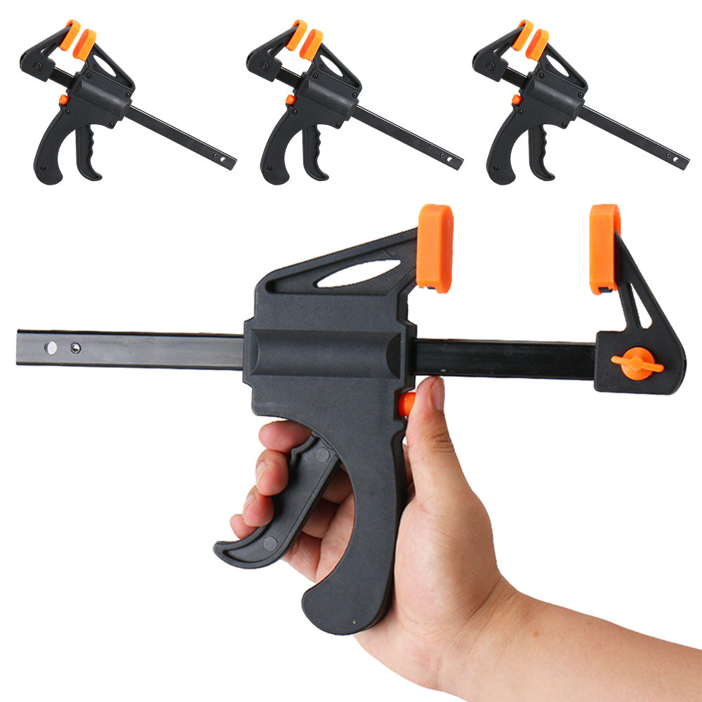 4 Pack Mini Bar Clamps for Woodworking F Type Clamps for Manual Work DIY Handmade Craft