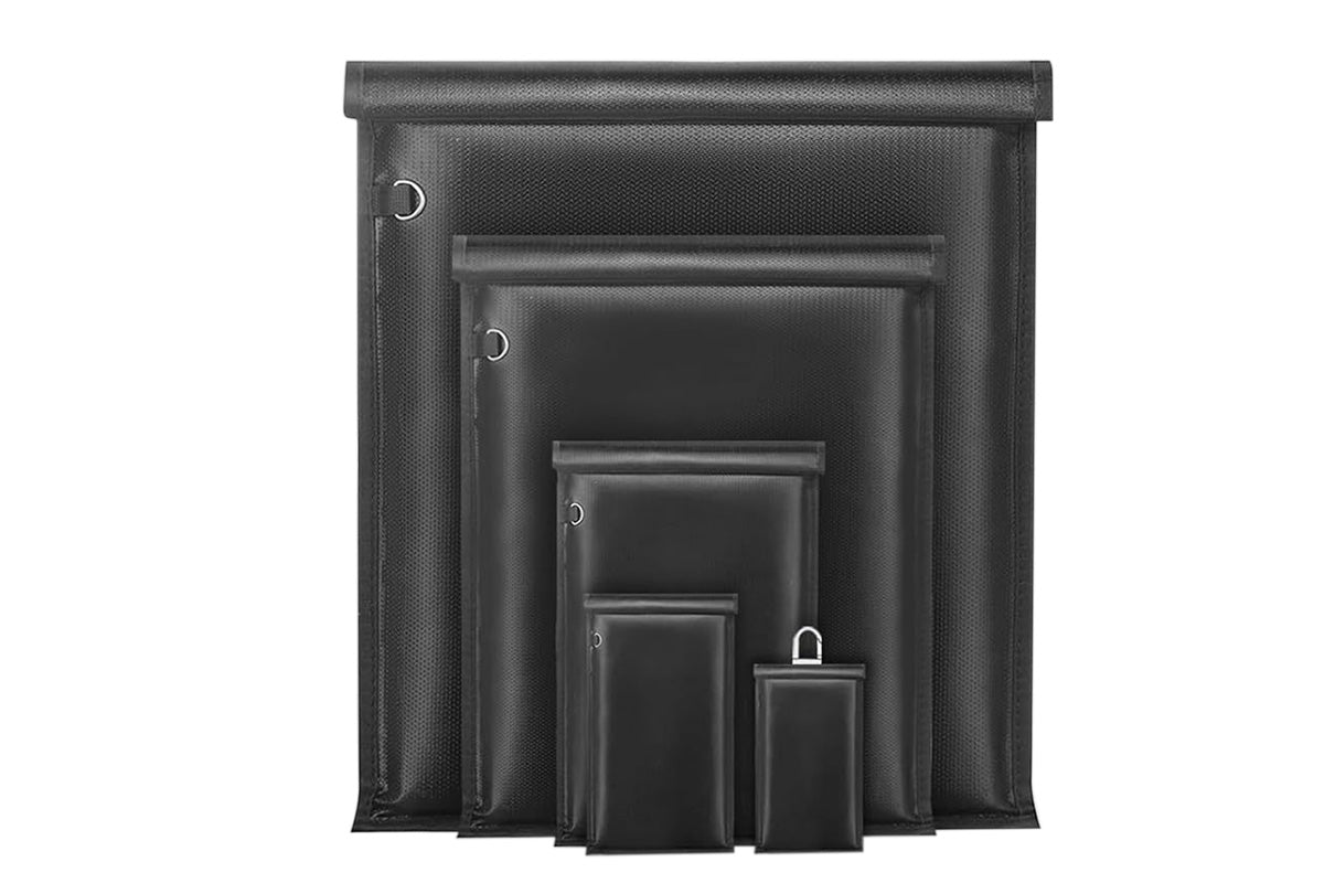 5PCS Faraday Bags Large Faraday Cages Anti-Tracking Pouch