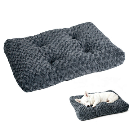 Plush Dog Bed Soft Washable Pet Mattress Pet Sleeping Cushion