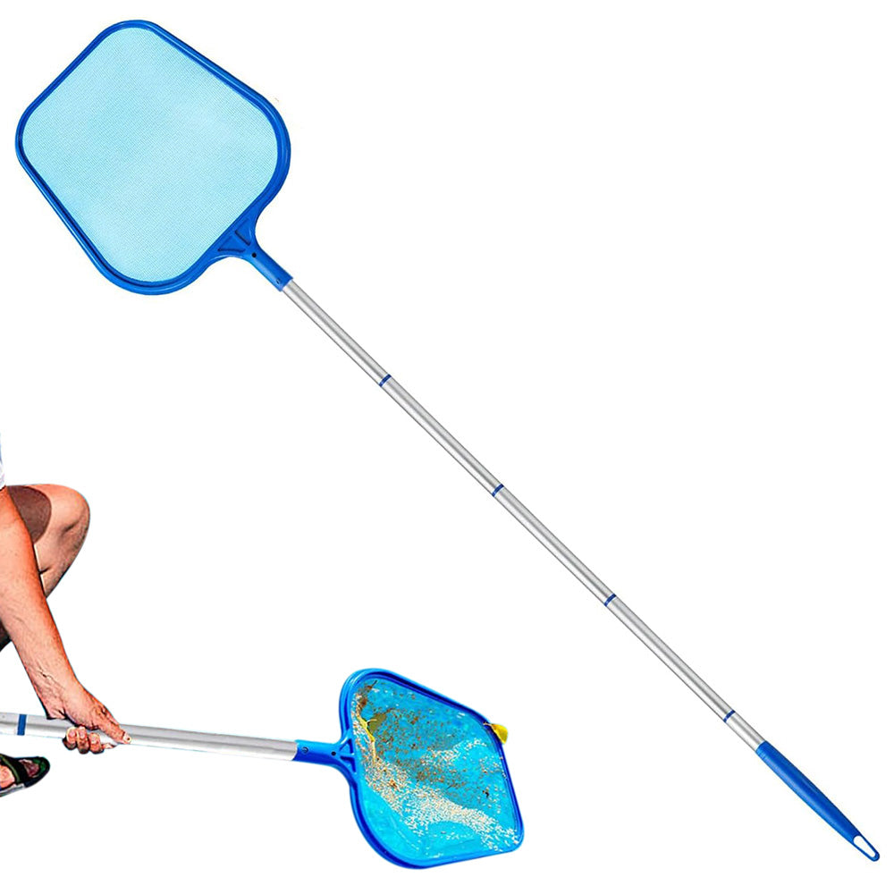 Pool Skimmer Net Pool Net with 5 Pole Sections for Swimming Pools Spas Hot Tubs