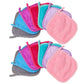 14 Piece Reusable Flannel Makeup Remover Cloth Set in 7 Colors