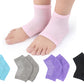 5 Pairs Toeless Gel Heel Socks Foot Skin Care Protector For Dry Cracked Feet