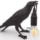 USB Crow Lamp Gothic Lamp Halloween Decor for Bedside Bedroom