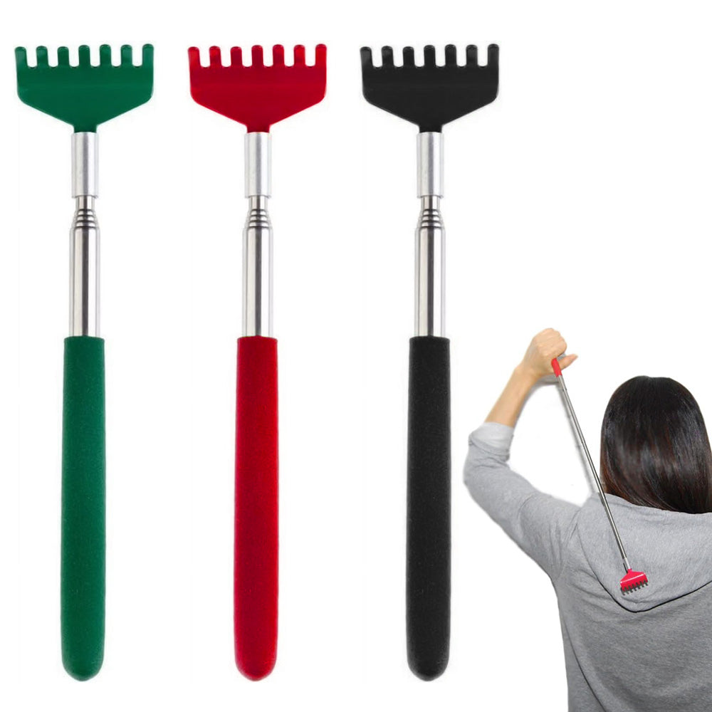 3 Pack Retractable Stainless Steel Back Scratcher