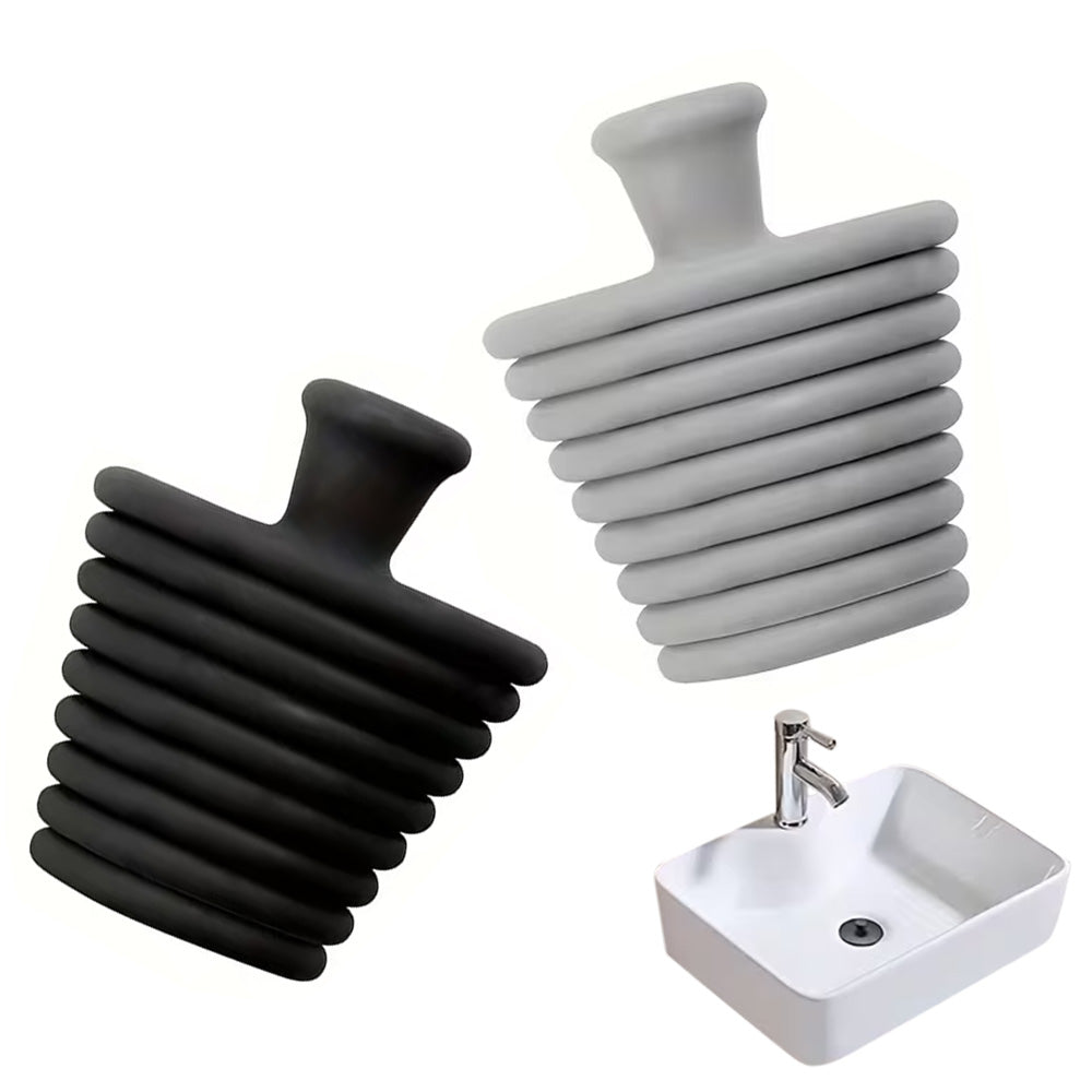 2Pcs Bathtub Drain Stoppers Silicone Shower Drain Cover for Tub and Shower Drain