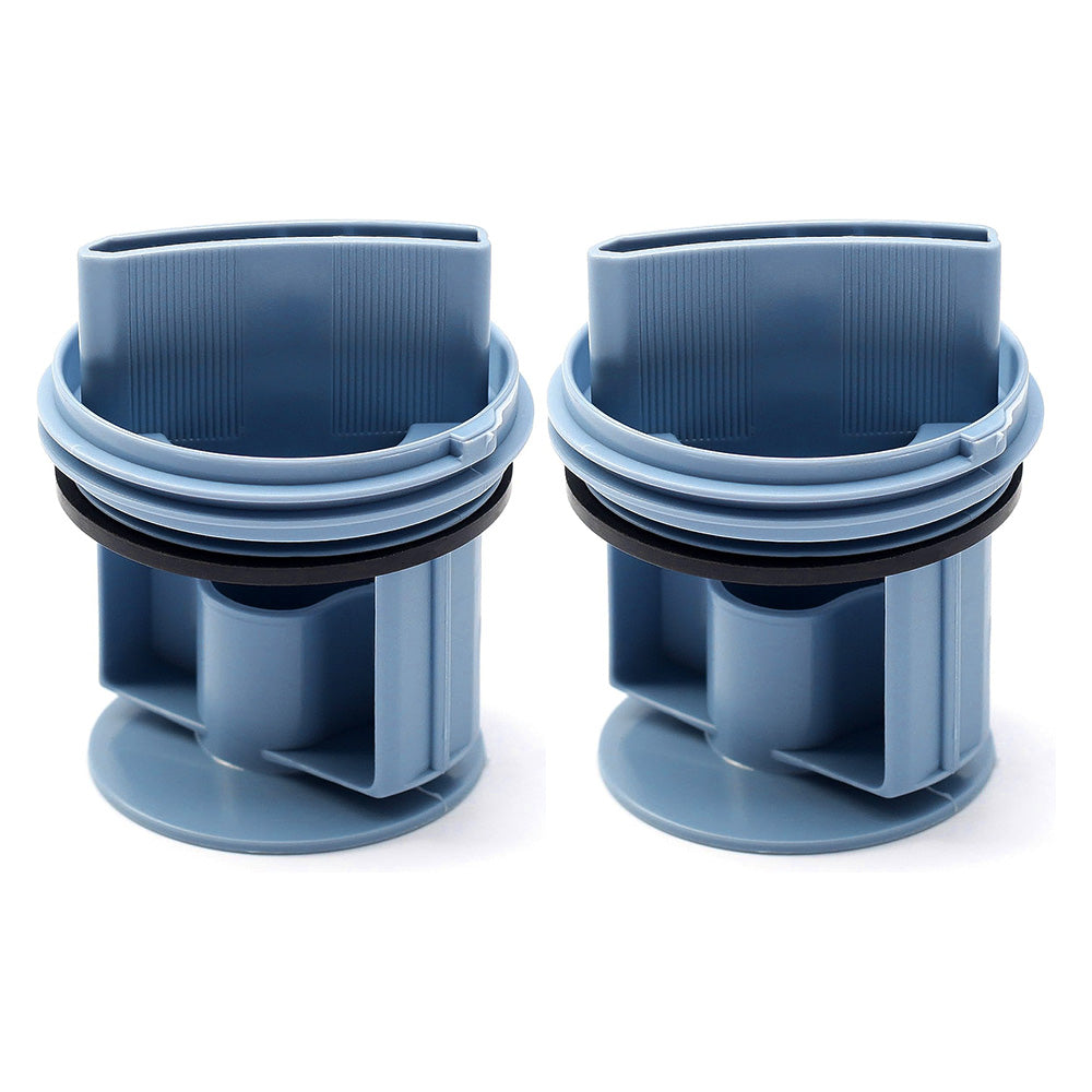 2 Pcs Drain Pump Filter Cover for Bosch Washing Machine Replacement