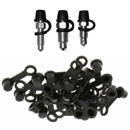 40 Pack Universal Rubber Brake Bleeder Screw Dust Caps for Cars Motorcycles