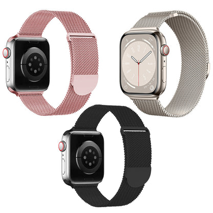3 Pack Milanese Loop Attraction Piece Band for Apple Watch 11 10 9 8 SE 7