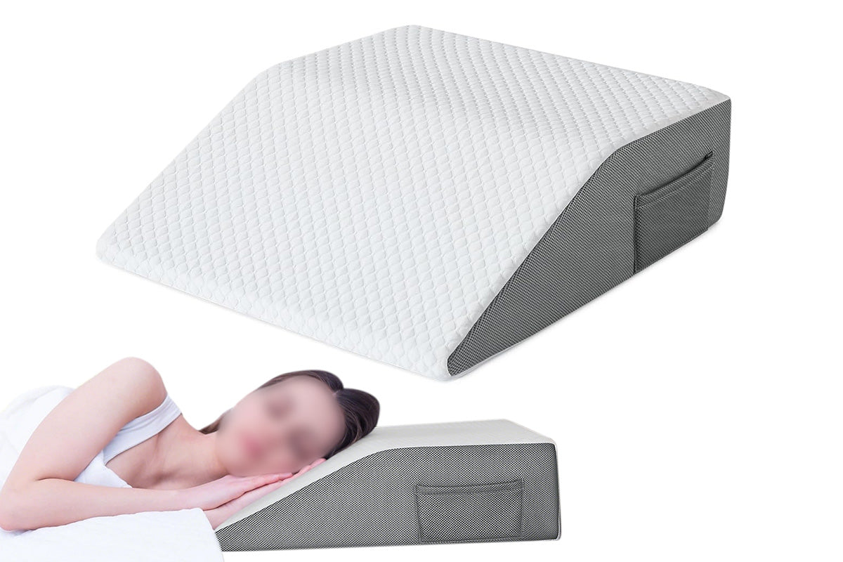 Triangular Nursing Pillow Dual-Layer Foam for Leg Elevation