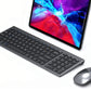 Wireless Bluetooth Keyboard Mouse Triple Modes Rechargeable For Tablet PC