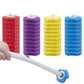 40 Pack Color Coded Toilet Brush Refill Heads with Fresh Scents 4 Colors