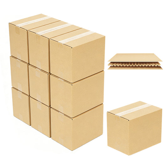 10Pcs Cardboard Paper Boxes Mailing Packing Shipping Box Corrugated Carton