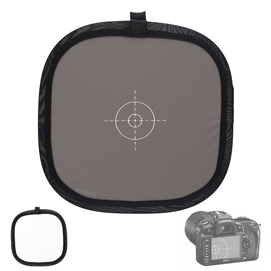 30CM White Balance Card Double Face 18% Gray Card Photography Calibration Tool